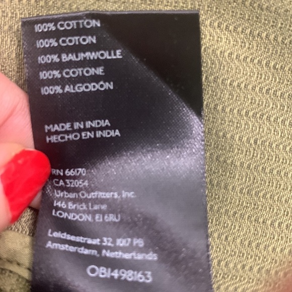 Free People Asymmetric Green Utility Jacket-NWT - Picture 15 of 16